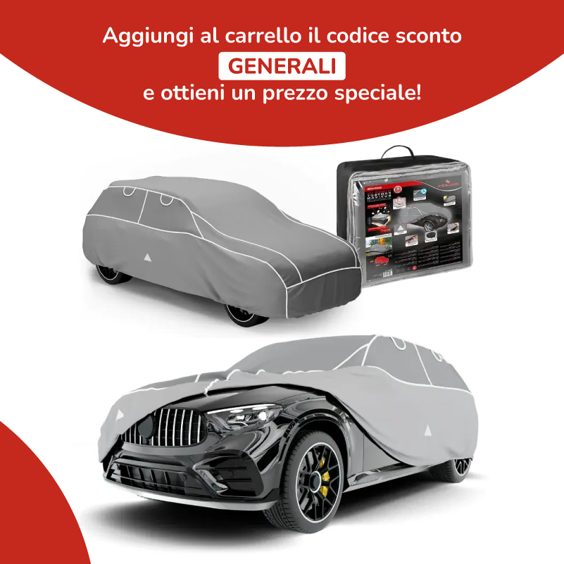 Telo Copriauto antigrandine Hybrid UV Protect
