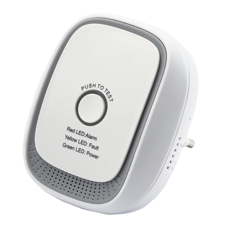 Sensore che rileva e segnala le fughe di gas gpl e metano